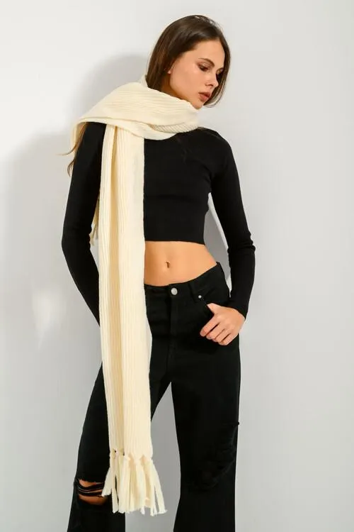 Κασκόλ με κρόσια