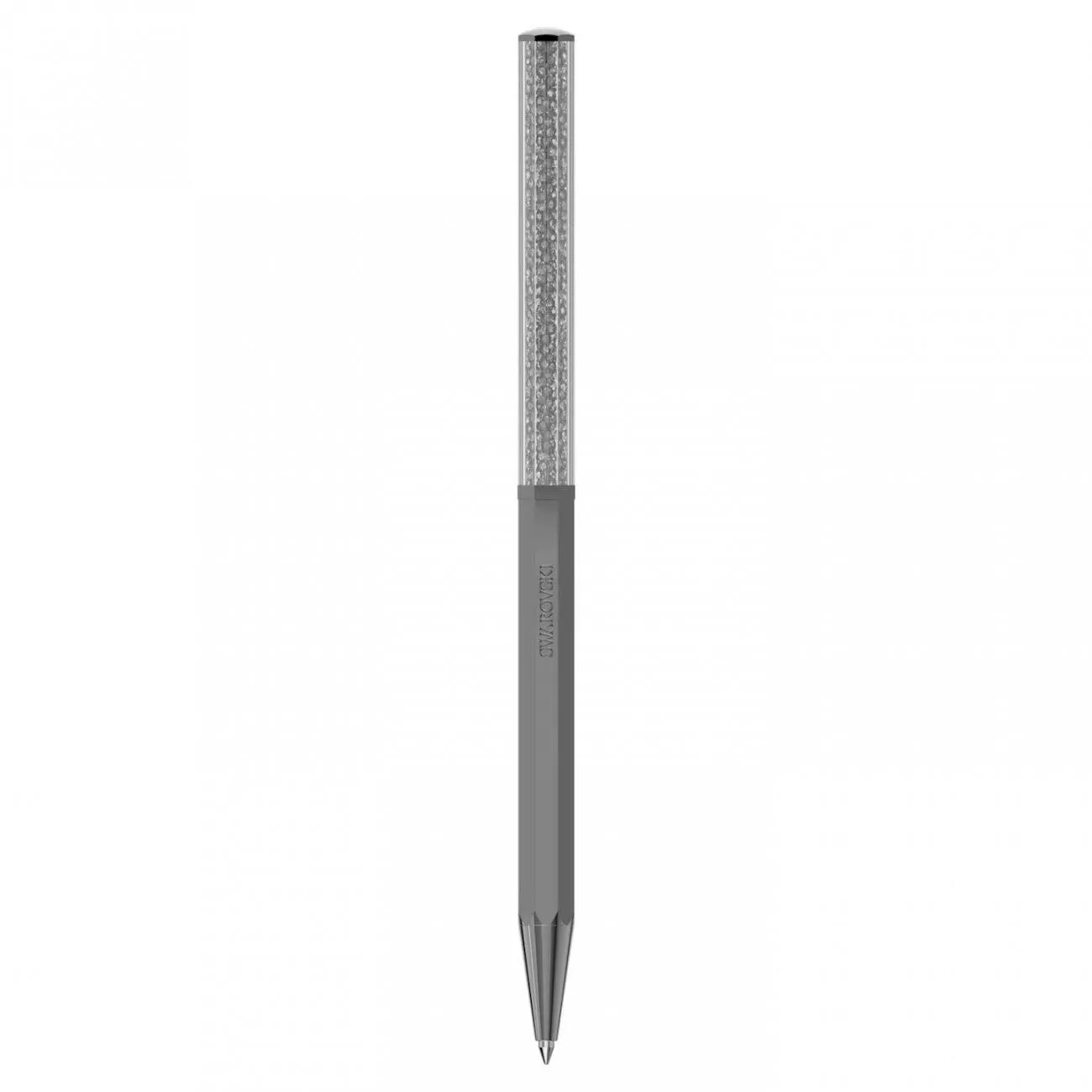 Στυλό Crystalline Οκταγωνικό σχήμα, Γκρι, Επιμετάλλωση γραφίτη