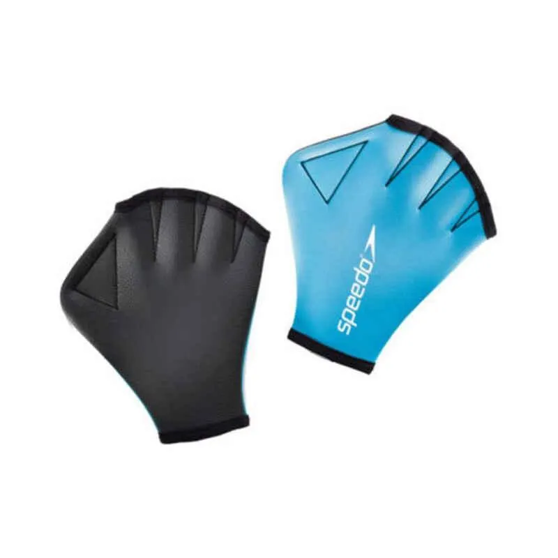 Webbed Aquagym Gloves - Blue