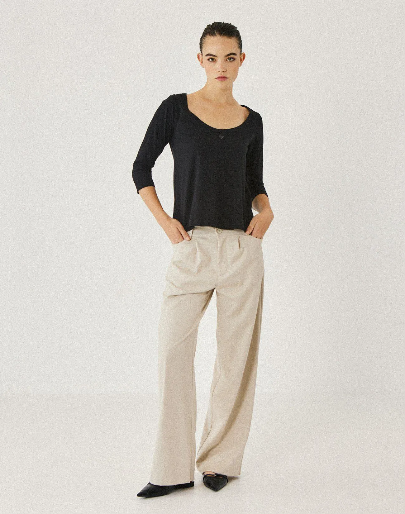 Παντελόνι σε ίσια γραμμή