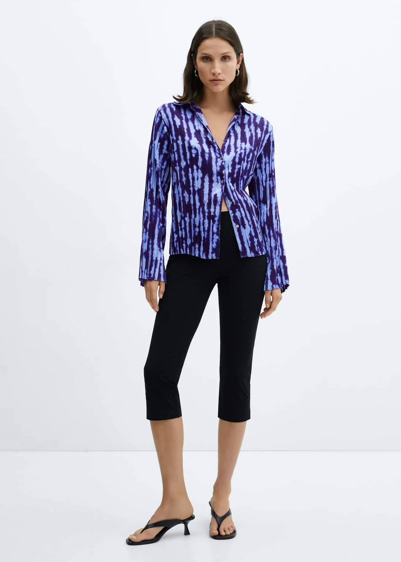 Πουκάμισο σούρα εμπριμέ