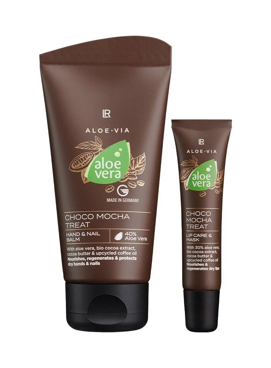 Limited edition Aloe Vera CHOCO MOCHA TREAT Σετ Περιποίησης Χεριών & Χειλιών