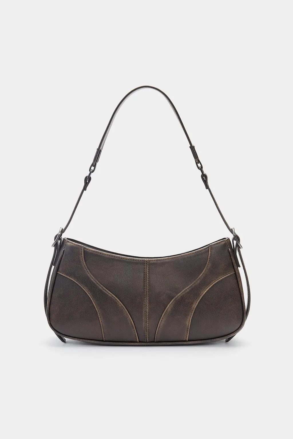 DISTRESSED SHOULDER BAG