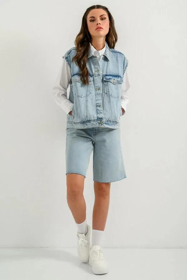 Ντένιμ γιλέκο