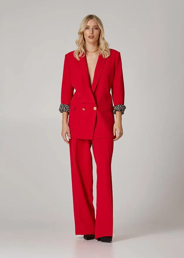 Σταυρωτό μακρύ σακάκι