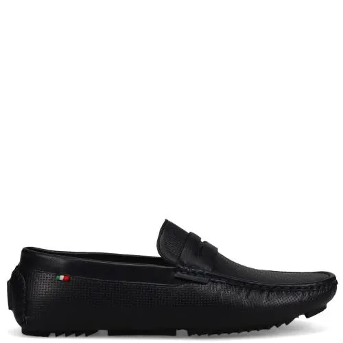 Μπλε ανδρικό μοκασίνι ST2371-05