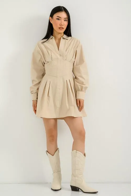 Μίνι φόρεμα από ποπλίνα