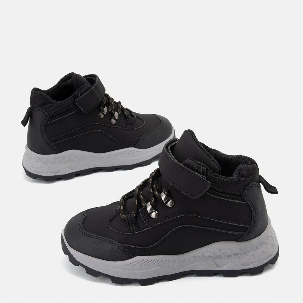 Παιδικά μποτάκια με κορδόνια & velcro