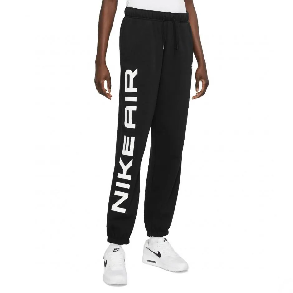 NIKE AIR FLEECE OVERSIZED HIGH-RISE JOGGER Μαύρο