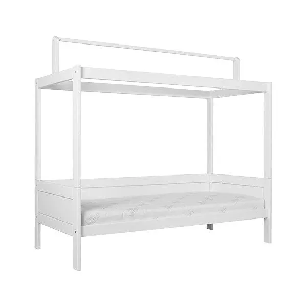 Bed with roof construction