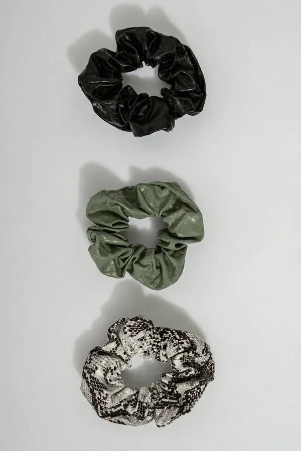 Σετ 3 scrunchies