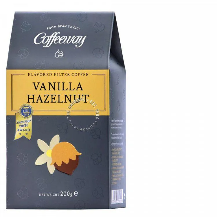Coffeeway Καφές Φίλτρου Vanilla Hazelnut 200gr