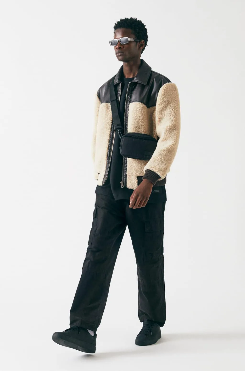 RUBBERISED CROSSBODY BAG