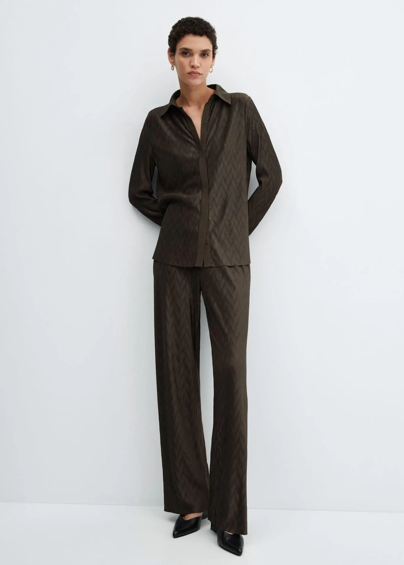 Πουκάμισο ανάγλυφο κουμπιά