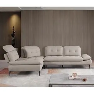SELBY Left Facing Corner Sofa Fabric Beige