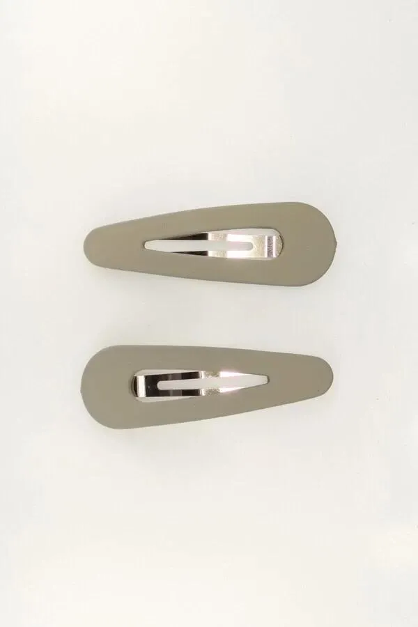 Τσιμπιδάκια μαλλιών με ματ εφέ