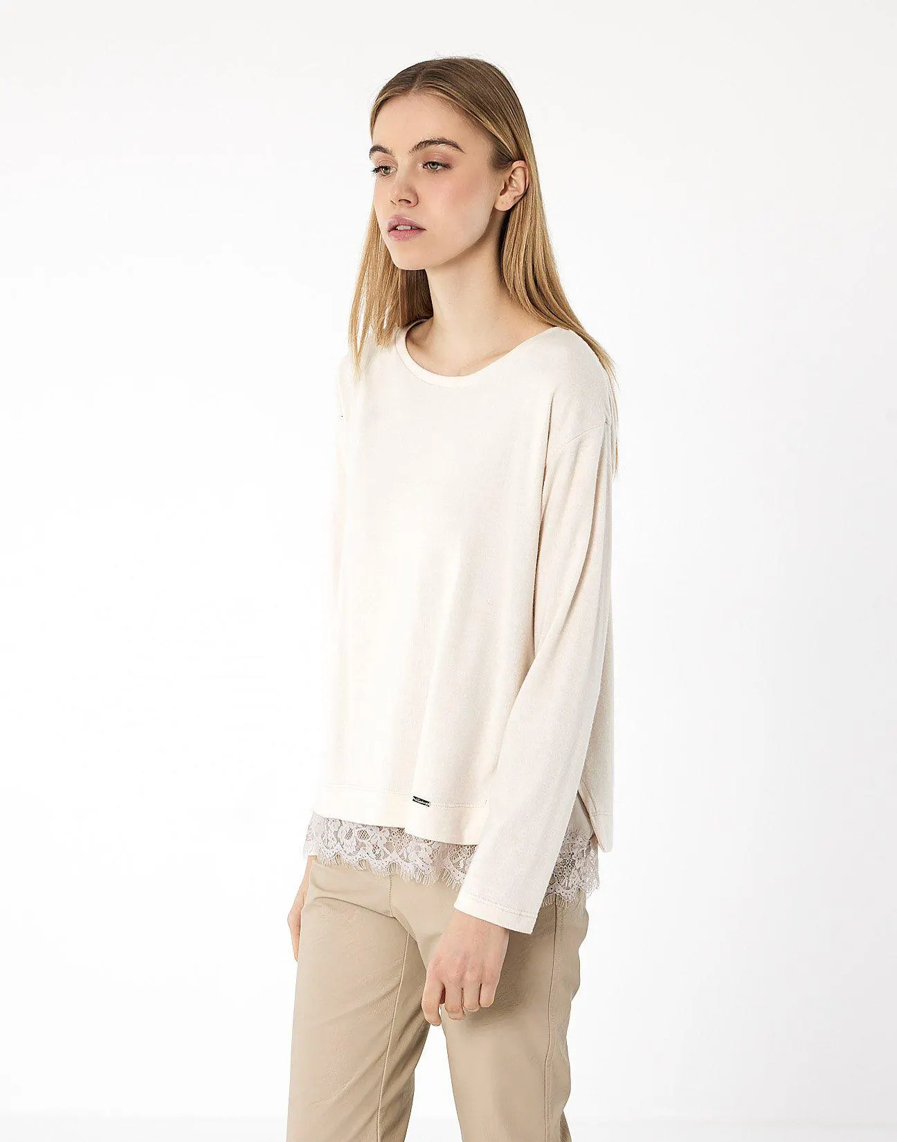 Μπλούζα με συνδυασμό