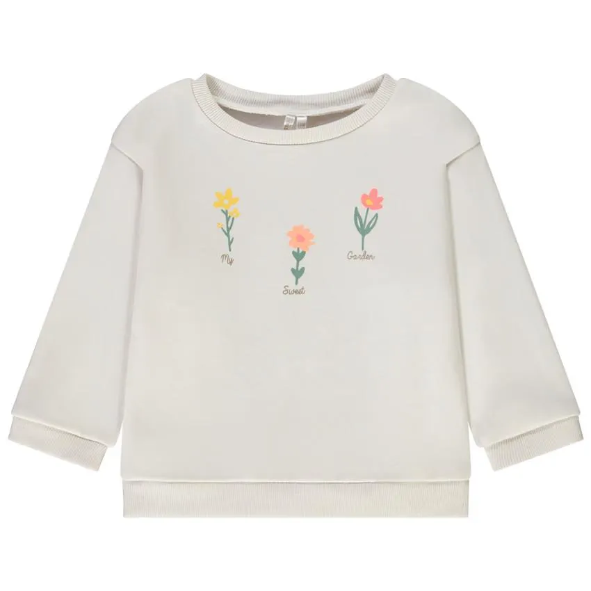 φούτερ oversize fleece print φαντεζί για bebe κορίτσι