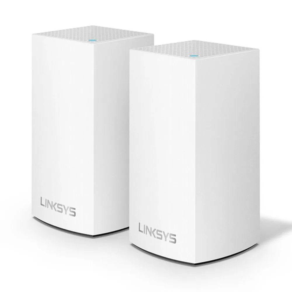 Linksys WHW0102 Velop Whole Home AC2600 Dual-Band 2-Pack Mesh Wi-Fi System