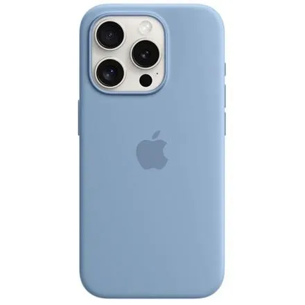 Apple iPhone 15 Pro Silicone Case Winter Blue