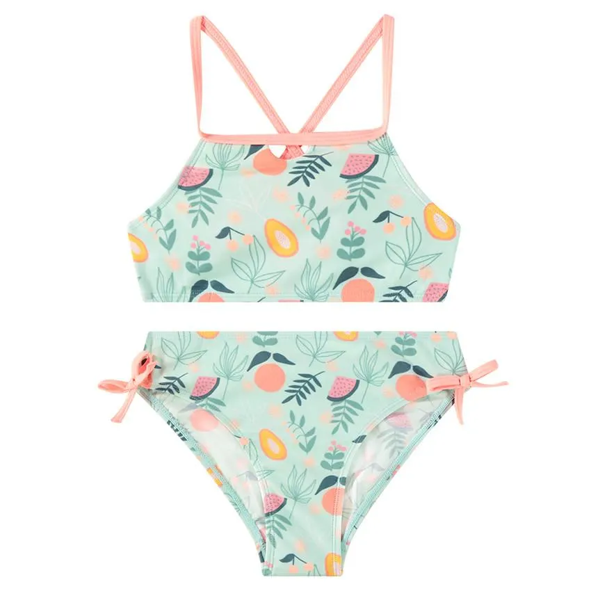 Κολυμβητικά κοστούμια 2 τμχ. Jersey με σχέδιο φαντεζί για κορίτσι