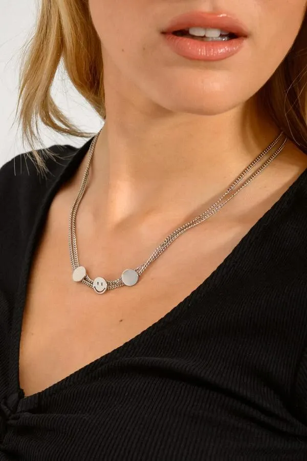 Κολιέ με διπλή αλυσίδα