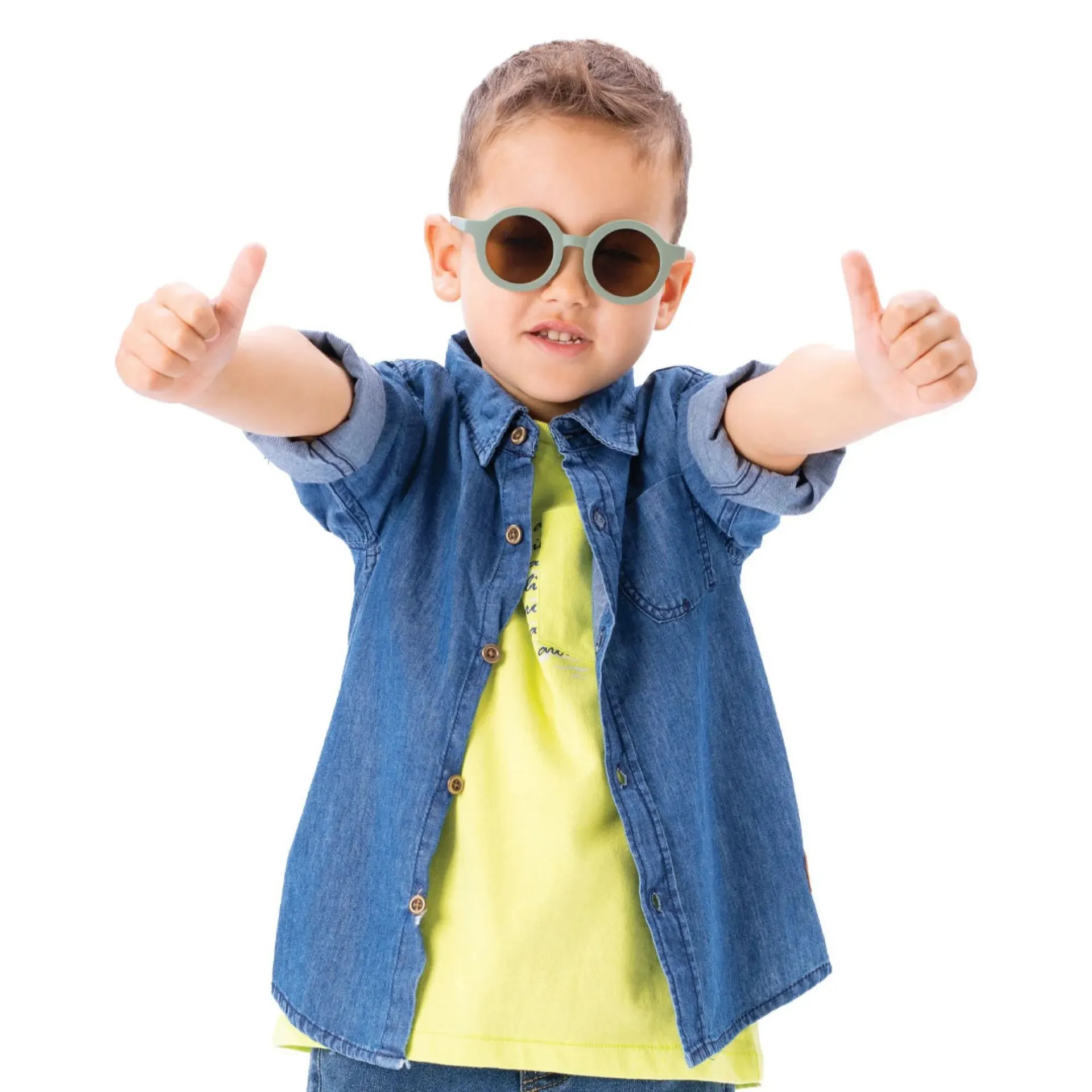 Παιδικό τζην πουκάμισο με για αγόρι | ΜΠΛΕ ΤΖΗΝ