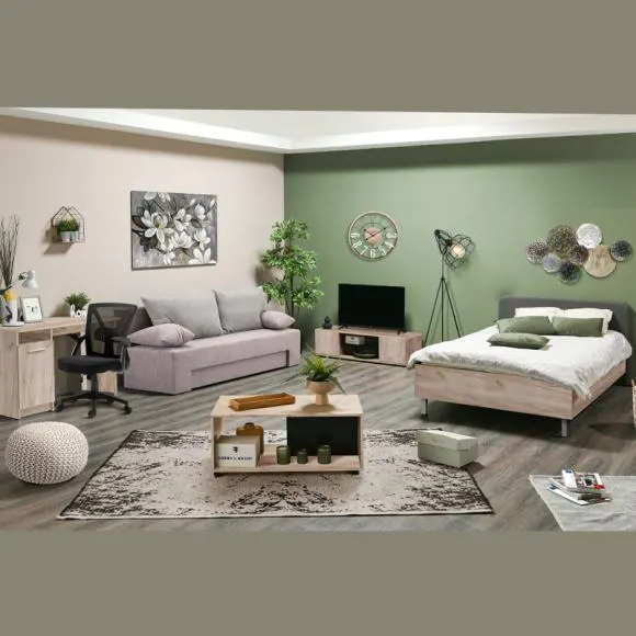 ΣΕΤ ΦΟΙΤΗΤΙΚΟΥ Teo ΡΟΖ-ΜΠΕΖ ΜΕ GREY OAK SET 5 ΤΕΜΑΧΙΩΝ Std