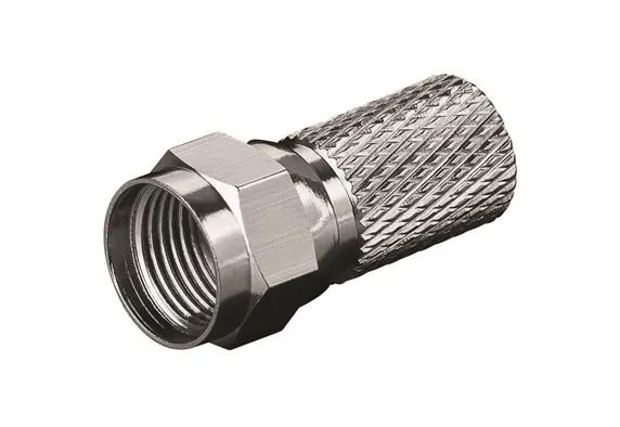 Βύσμα F Μεταλλικό 7mm Σετ 10 Τεμαχίων