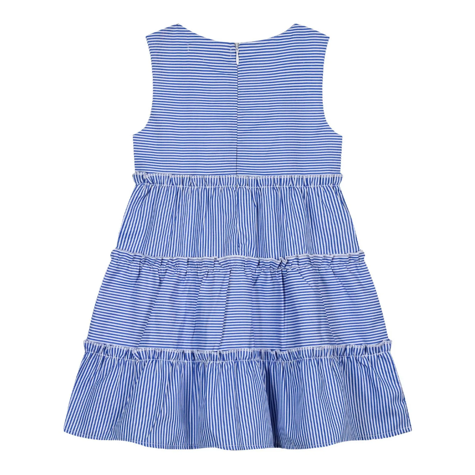 Παιδικό αμάνικο ριγέ φόρεμα για κορίτσι | BLUE DREAM