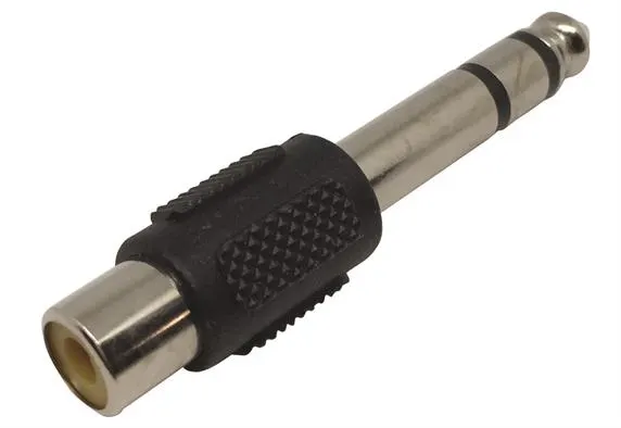 Καρφί 6.3 mm Stereo σε RCA Θηλυκό