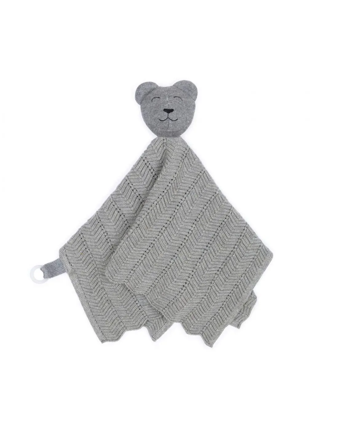 Small Stuff Cuddle cloth, teddy grey melange