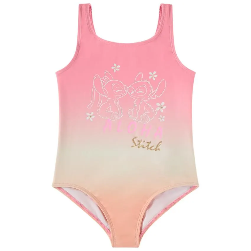 Stitch Κολυμβητικό κοστούμι 1 τεμαχίου Disney γραβάτα και αποτέλεσμα dye για κορίτσι