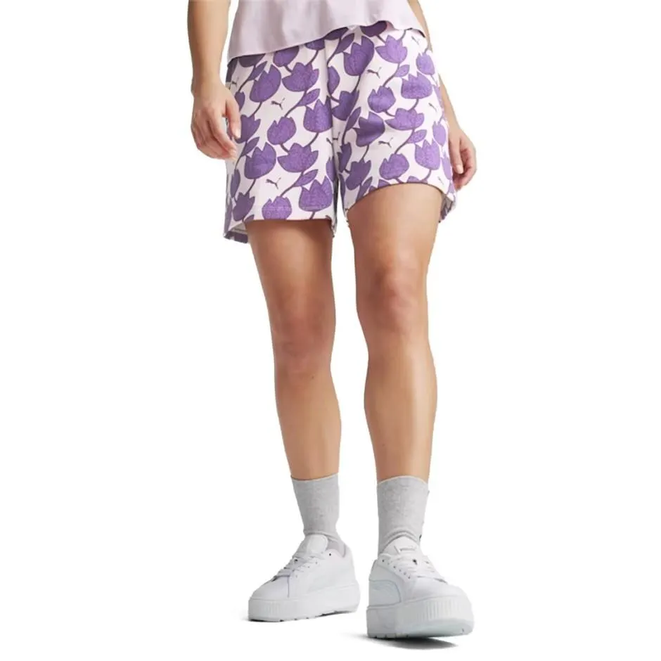 Γυναικείο Σορτς Λιλά - Puma Blossom