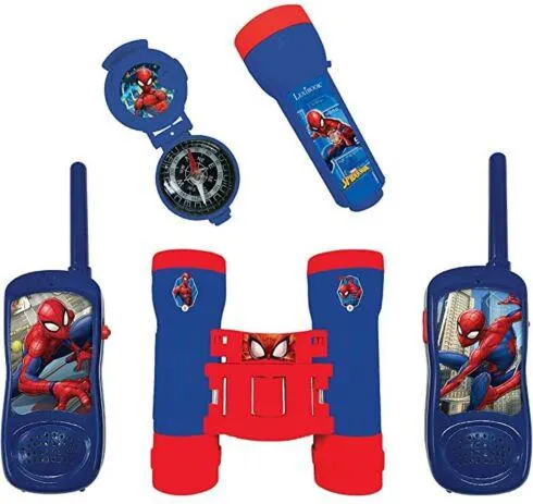 Spiderman Σετ Walkie Talkies Κιάλια & Πυξίδα (RPTW12SP)