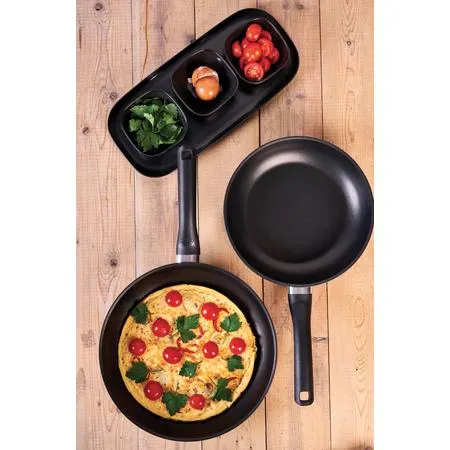 Fissler Τηγάνια Αντικολλητικά 24cm & 28cm Cenit Induction Σετ 2 Τεμαχίων