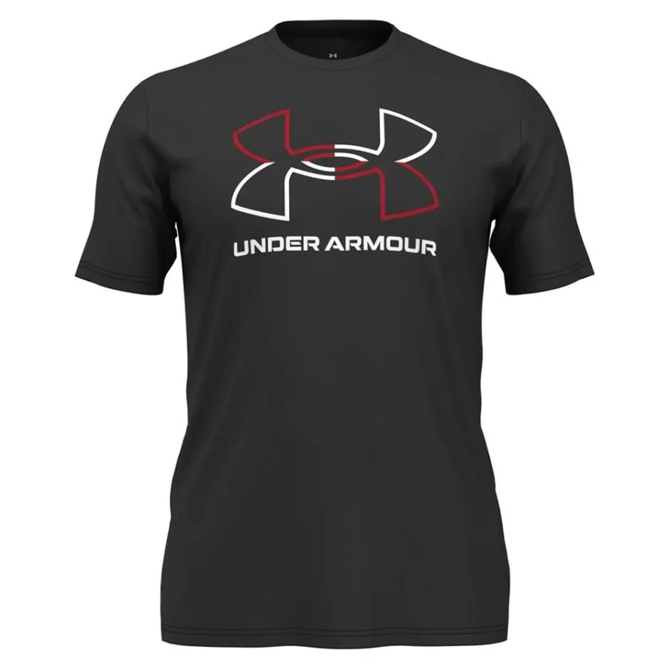 Under Armour Foundation Μαύρο - Ανδρική Κοντομάνικη Μπλούζα Προπόνησης