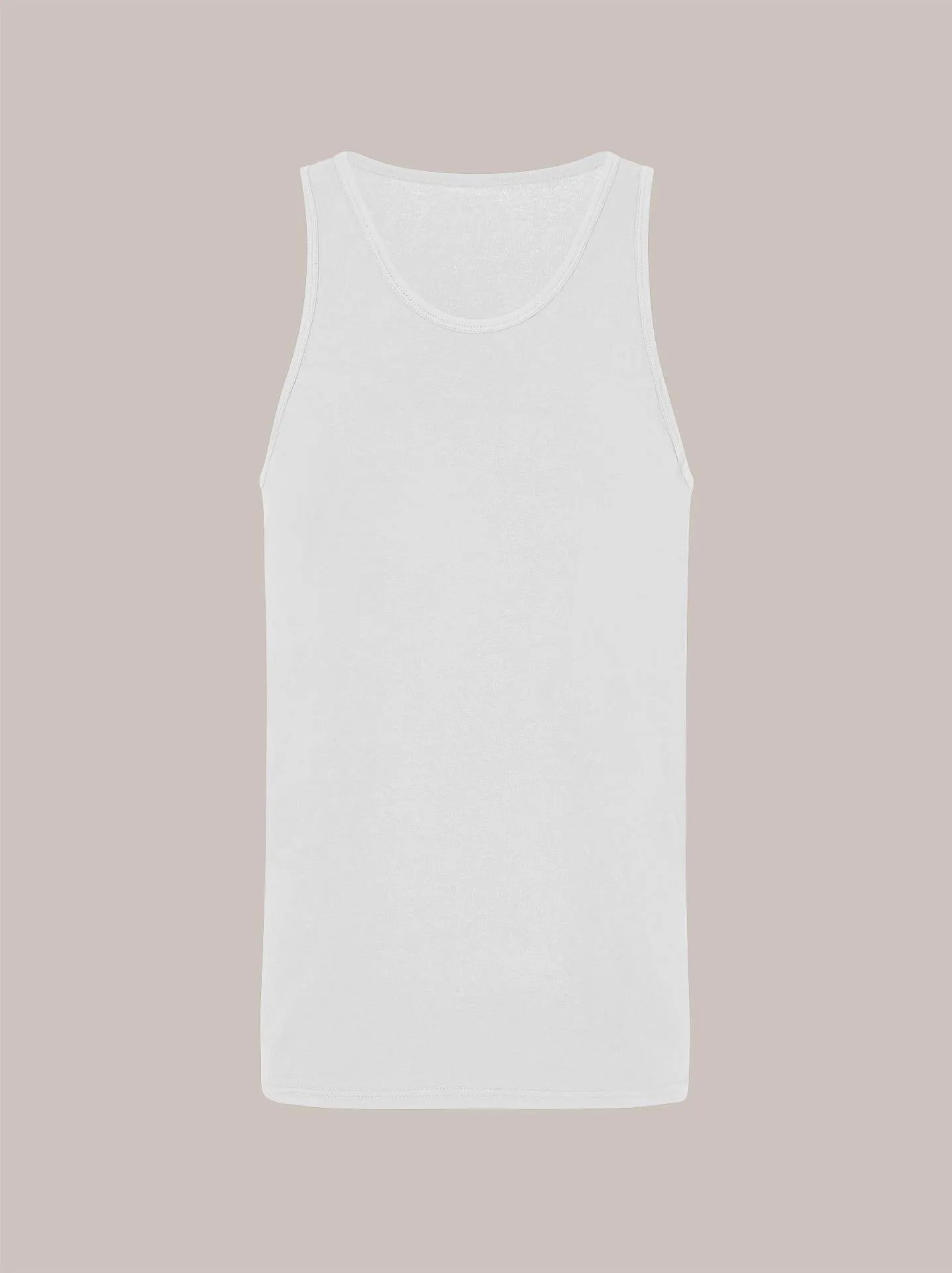 Ανδρικό φανελάκι σε λευκό