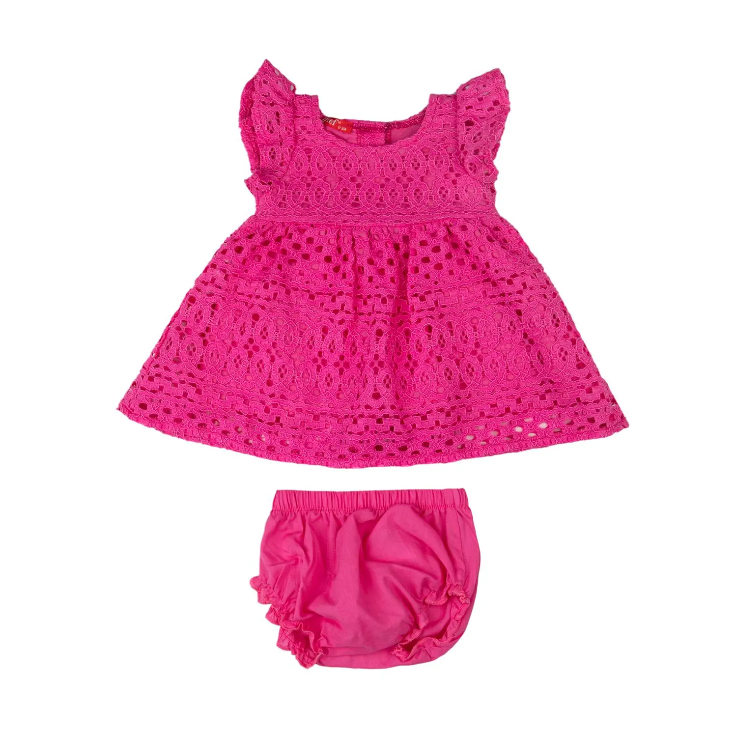 Βρεφικό φόρεμα σε φούξια χρώμα για κορίτσι καλοκαιρινό -31.4800F