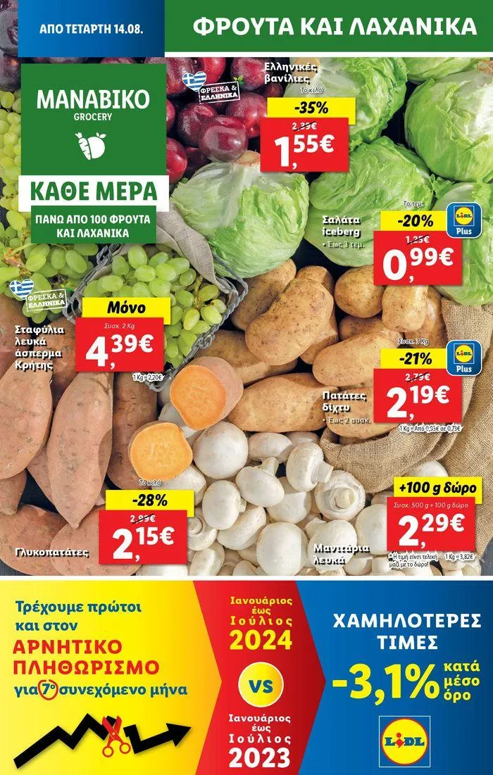 Φυλλάδιο προσφορών Φυλλάδιο Lidl - Food & Nonfood από 15 Αυγούστου έως 21 Αυγούστου 2024 - Σελίδα 2