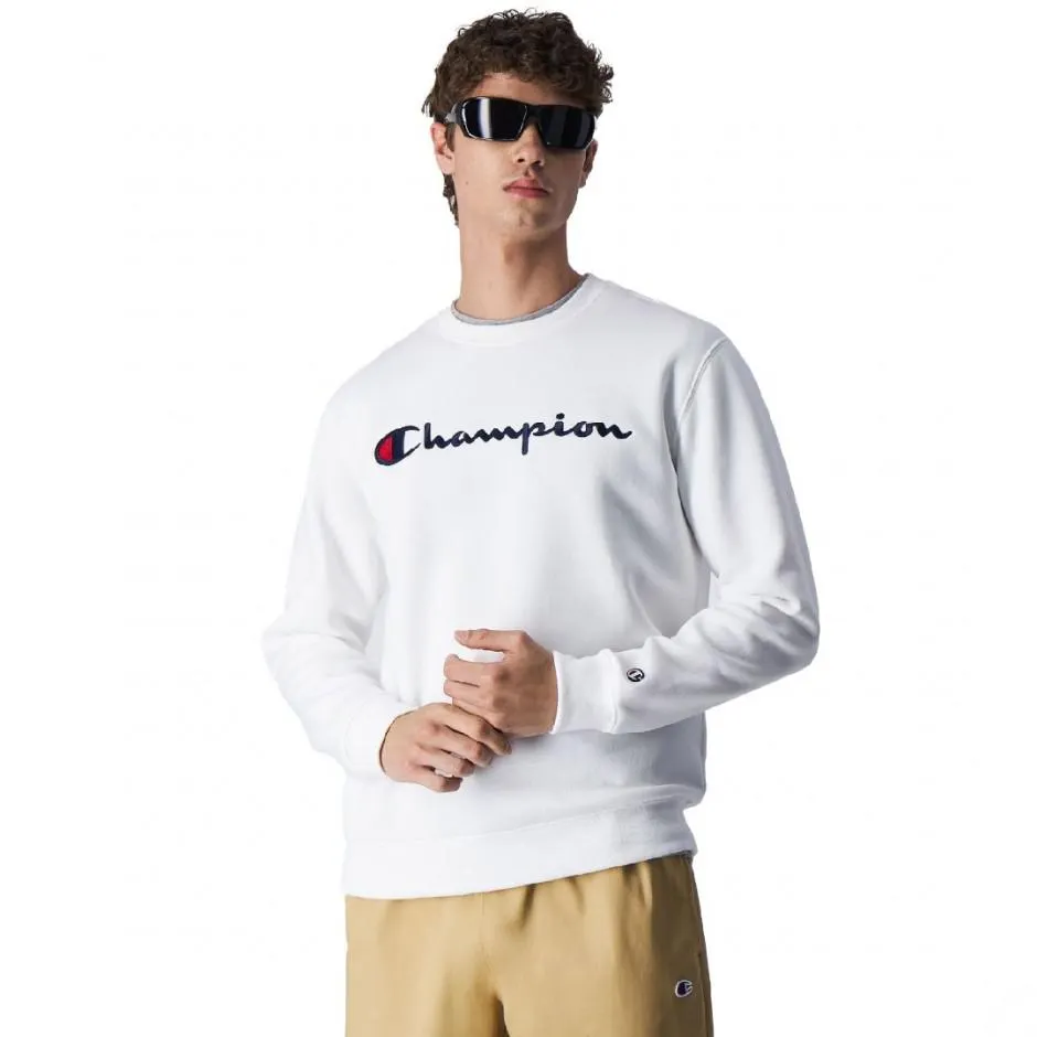 Champion Λευκό - Ανδρική Μακρυμάνικη Μπλούζα