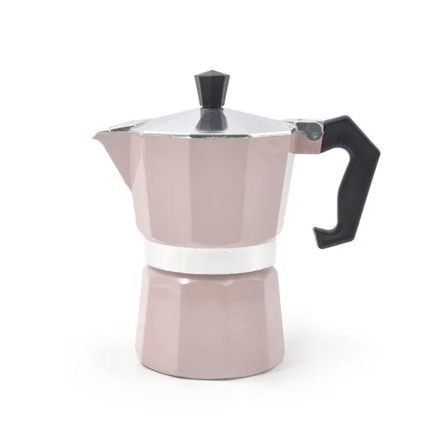 Μπρίκι espresso αλουμινίου για 3 φλιτζάνια dusty pink