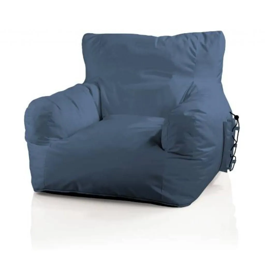 NADOR Πολυθρόνα πουφ 84x80x60εκ. Μπλε