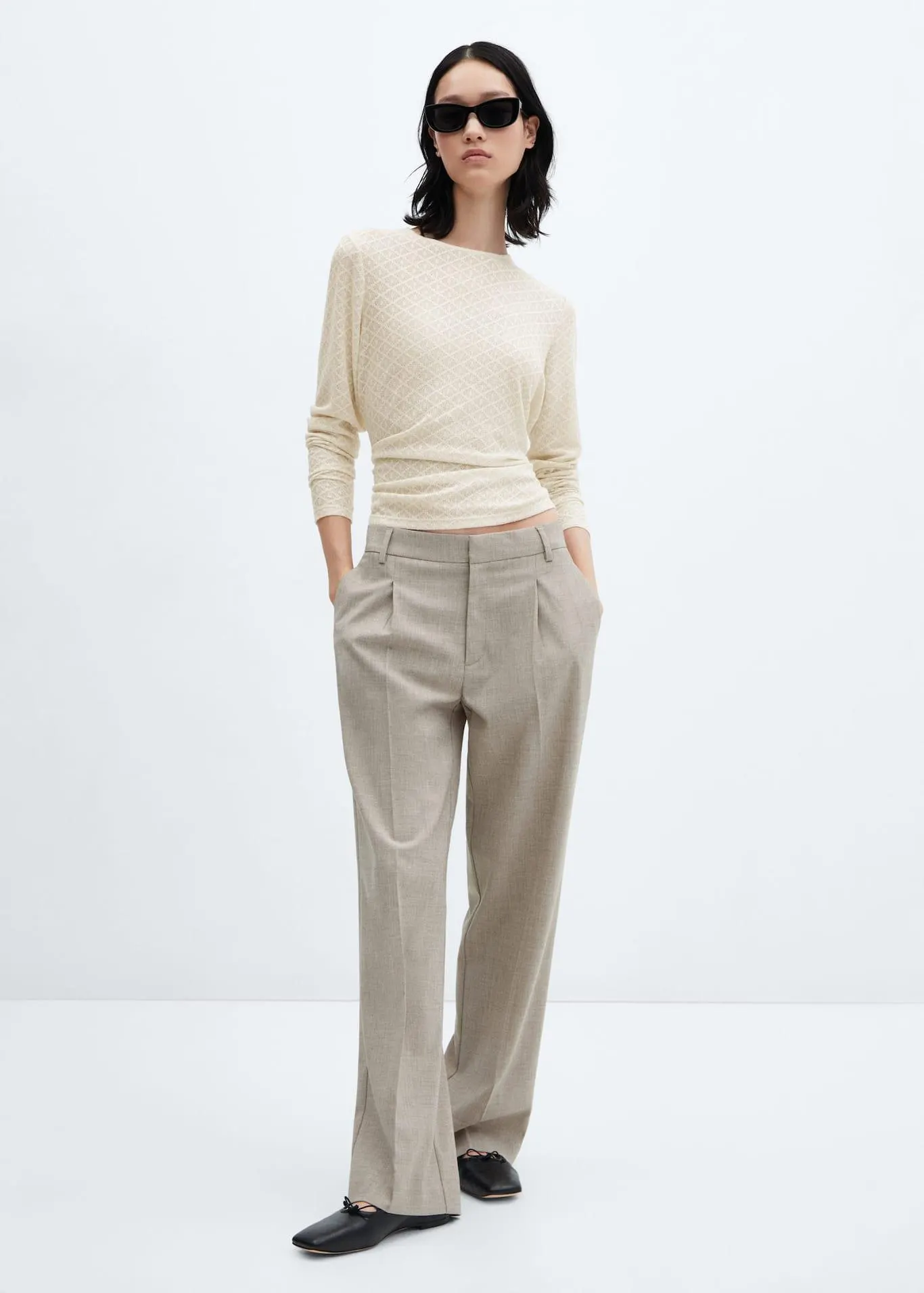 Μπλούζα πλεκτή ανάγλυφη