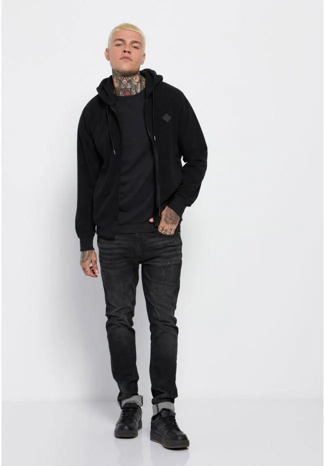 Ζακέτα fleece με κουκούλα