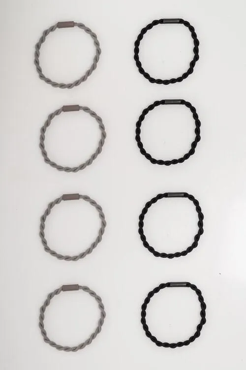 Σετ με 8 λαστιχάκια μαλλιών