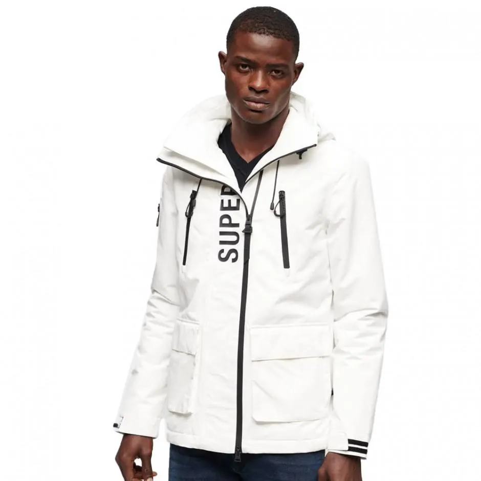 Superdry Windcheater Λευκό - Ανδρικό Μπουφάν