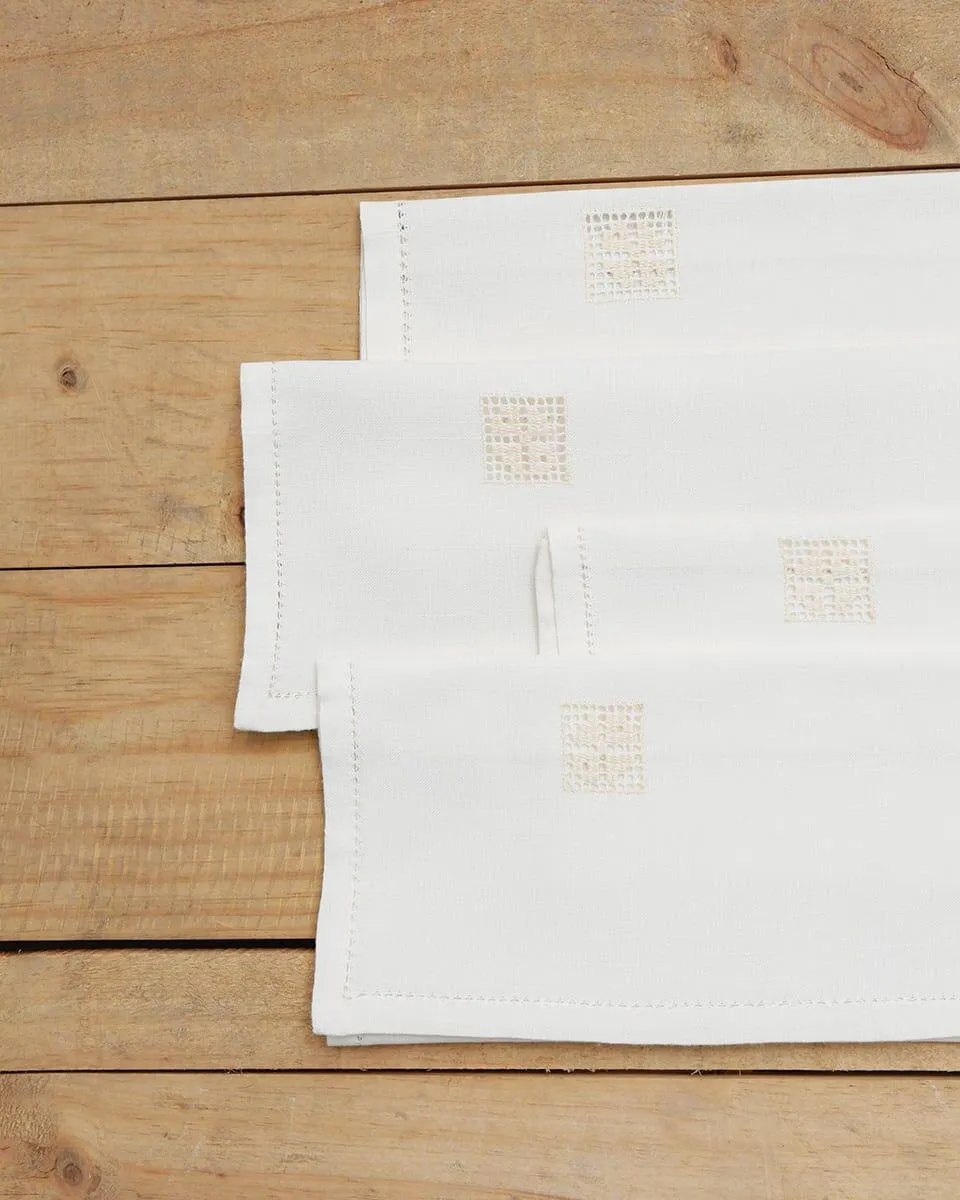 Σετ Πετσετες Φαγητου 4 τεμ Κεντημα Φιλτιρε Angels