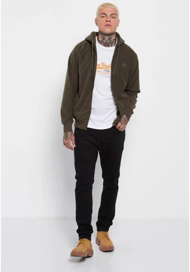 Ζακέτα fleece με κουκούλα