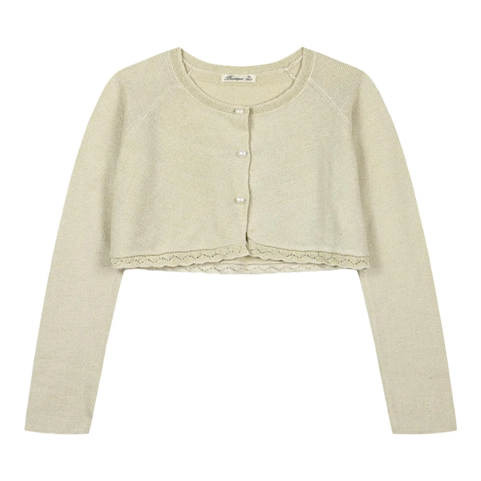 Πλεκτό μπολερό για κορίτσι για επίσημες εμφανίσεις | ΕΚΡΟΥ